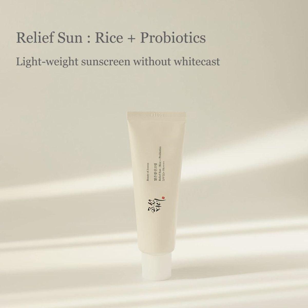 Beauty Of Joseon Relief Sun: Rice + Probiotics SPF50, 50ml - K City