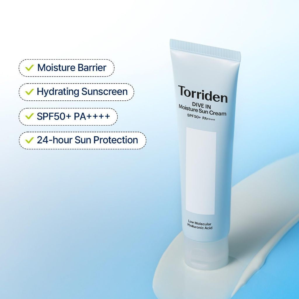 Torriden Dive-In Watery Moisture Sun Cream SPF50+ PA++++, 60ml - K City