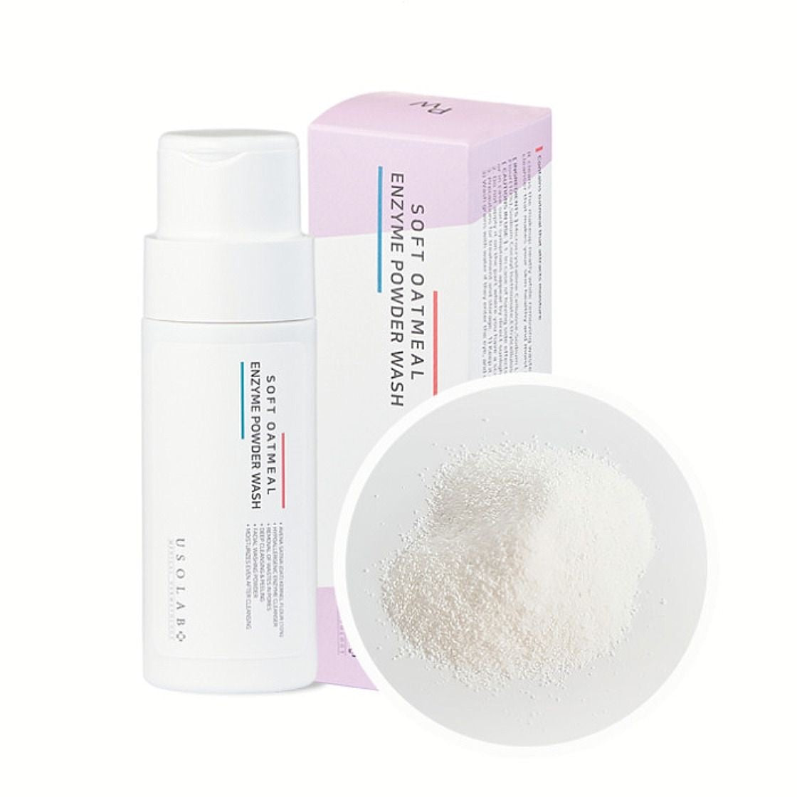 USOLAB Soft Oatmeal Enzyme Powder Wash