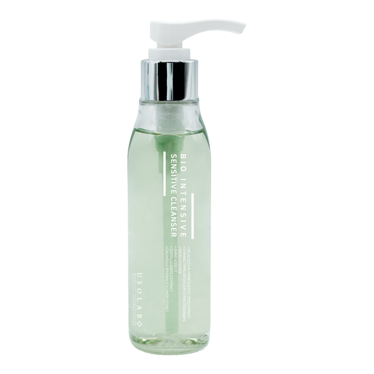 USOLAB Bio Intensive Sensitive Cleanser 120 ml — gentle gel cleanser with tea tree hydrosol for oily, blemish-prone skin, available in Dubai at K-City