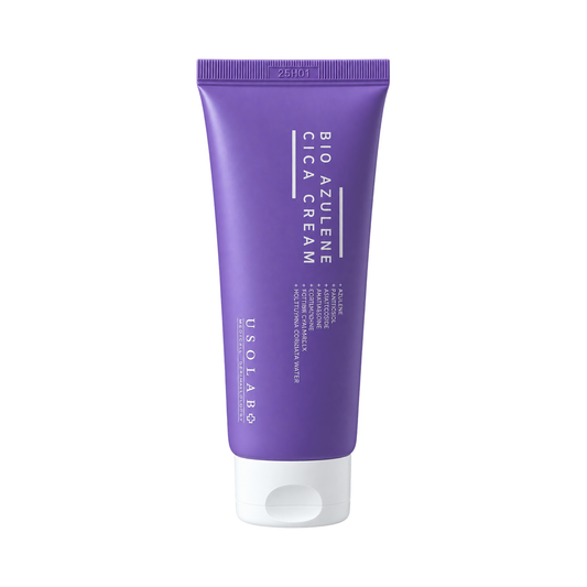 USOLAB Bio Azulene Cica Cream 70 ml — barrier-repair cream with azulene, centella and ceramides for reactive, sensitive skin, available in Dubai at K-City