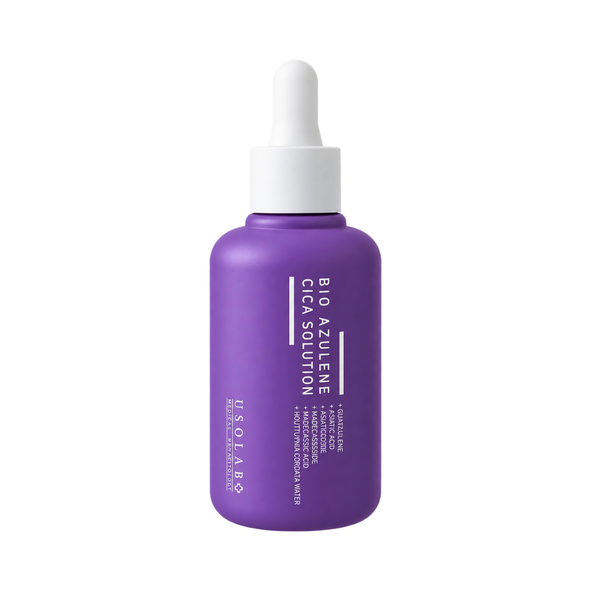 USOLAB Bio Azulene Cica Solution 120 ml — soothing serum with azulene and centella for reactive, sensitive skin, available in Dubai at K-City