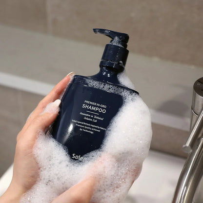 SOLEP Premier Hi-Gro Shampoo + Scalp Ampoule Set