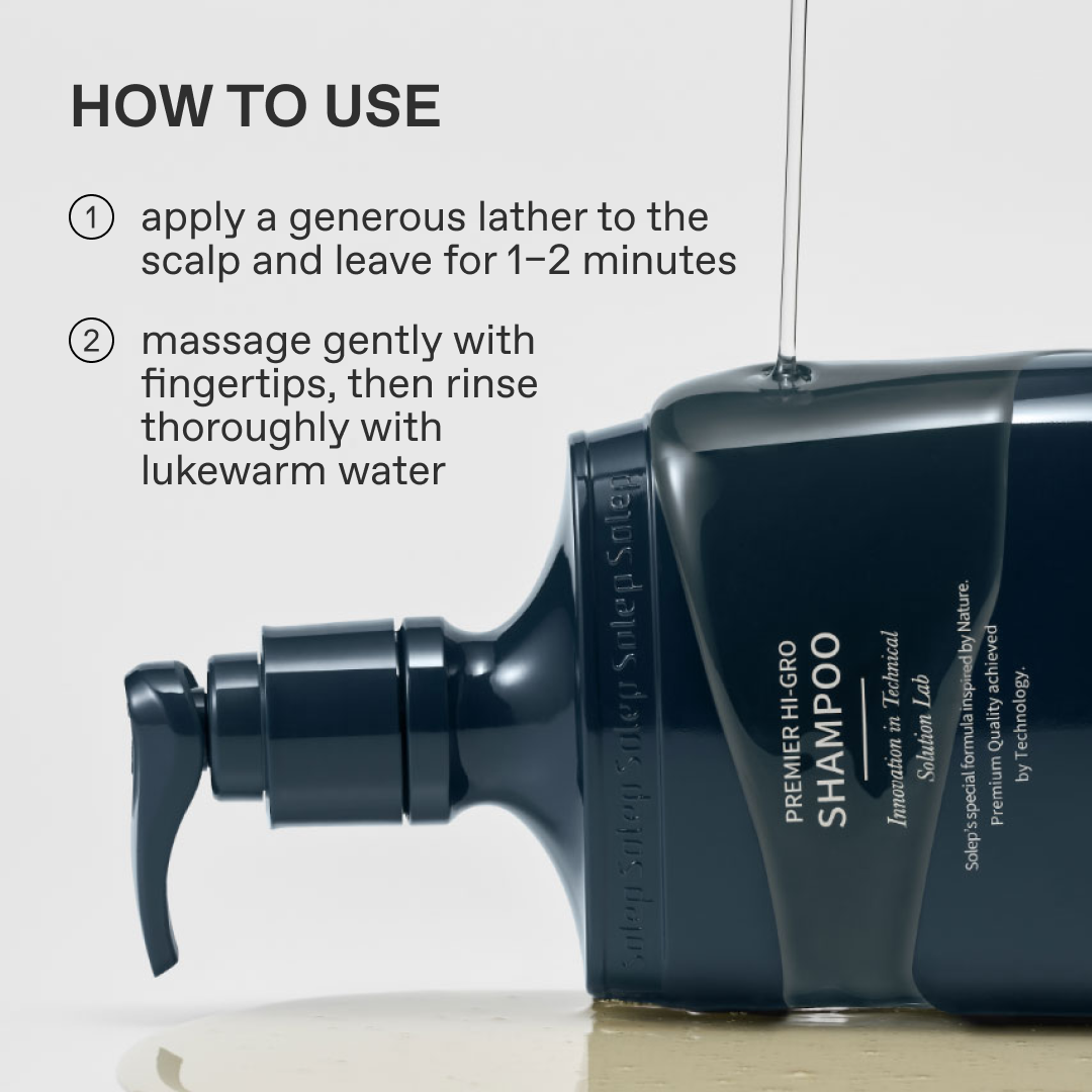 SOLEP PREMIER HI-GRO SHAMPOO - K City